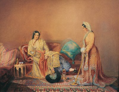 Phanariot Greek Ladies by Daniel Valentine Rivière
